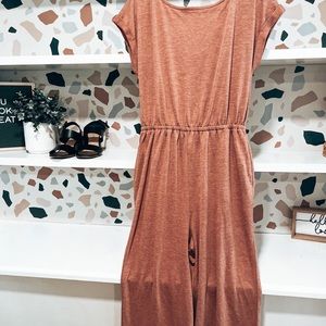 Salmon Colored Jumpsuit.